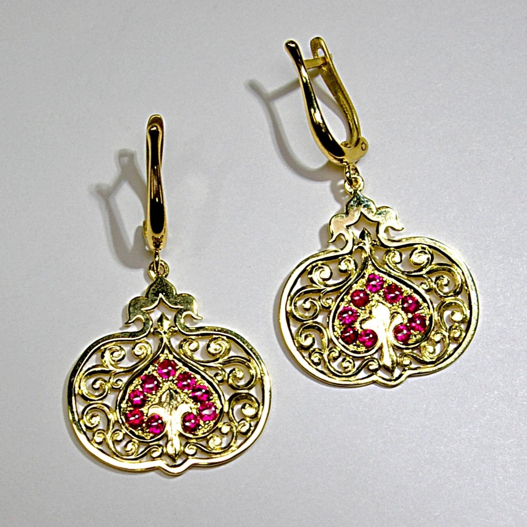 Ruby Earrings