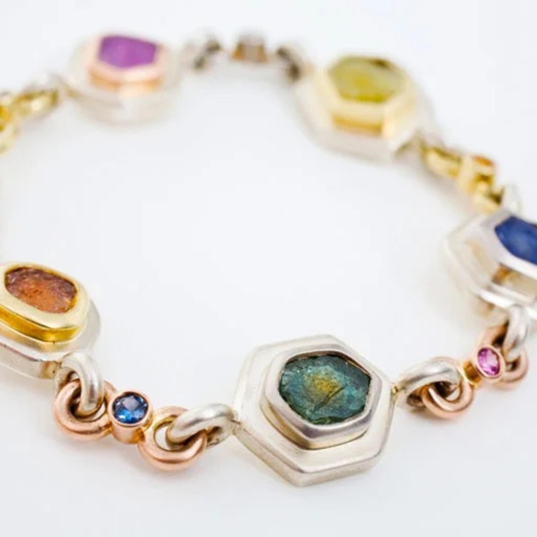 Organic Multi-Stone Bracelet
